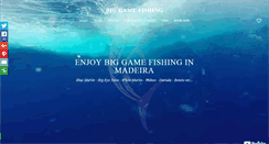 Desktop Screenshot of biggamefishingmadeira.com